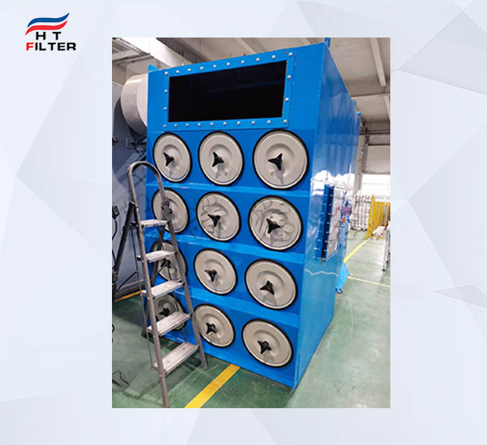 鋼廠(chǎng)煙塵濾筒除塵器