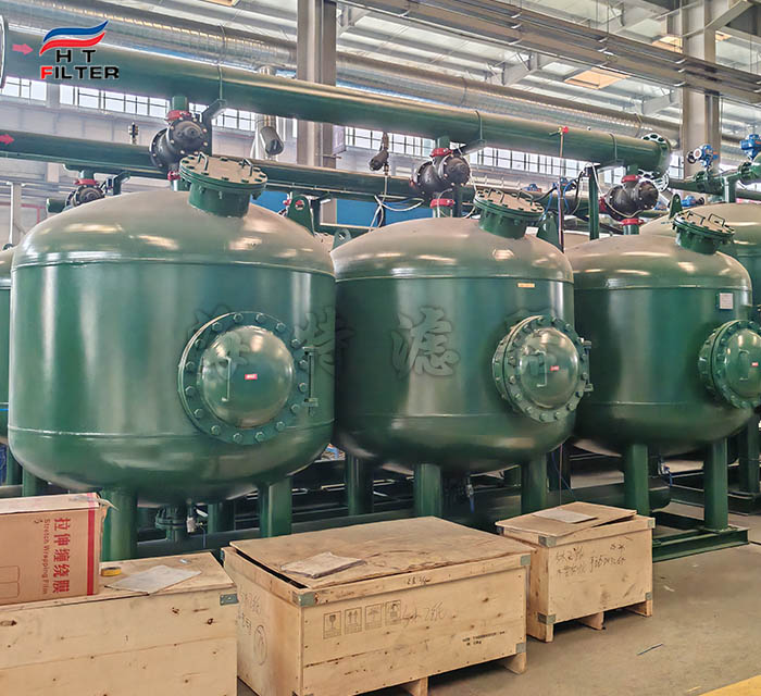 鋁電行業(yè)工業(yè)循環(huán)水淺層砂過濾器