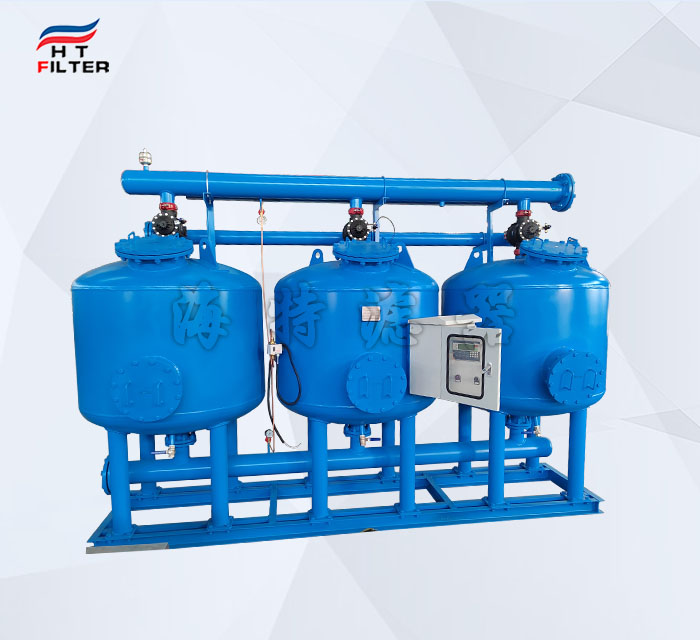 工業(yè)循環(huán)水淺層砂過濾器過濾